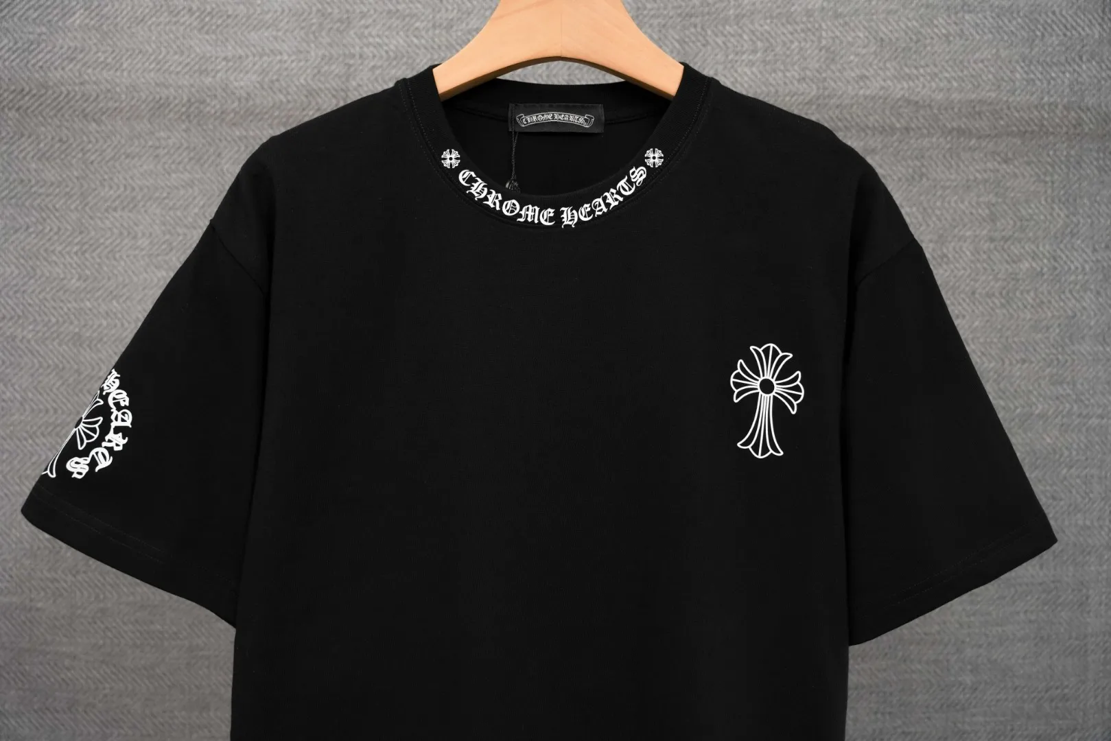 DT 52 60 Chrome Hearts T ， ， Black White S-XL